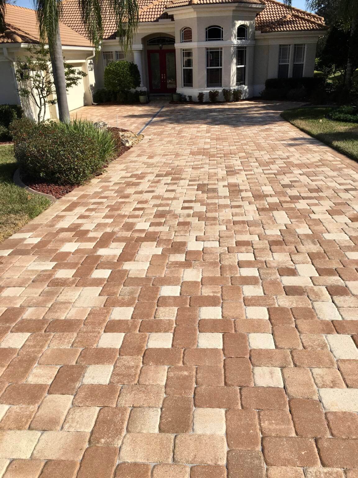 Paver Driveway Sealed
