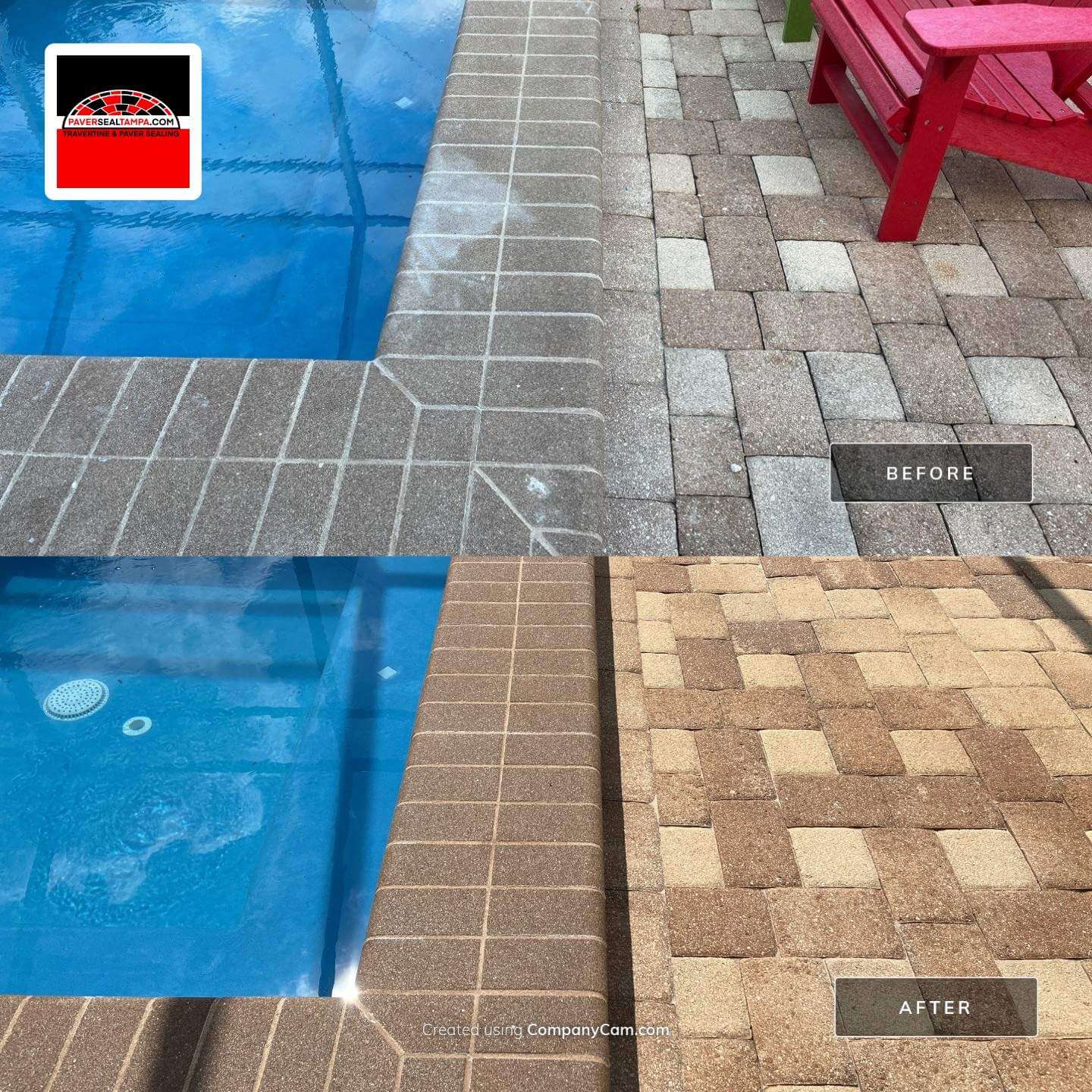 Color restoration1 Benefits of Professional Paver Sealing