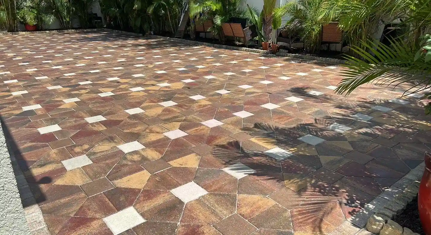 Paver Patio sealed