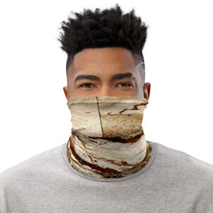 Neck Gaiter Red Travertine