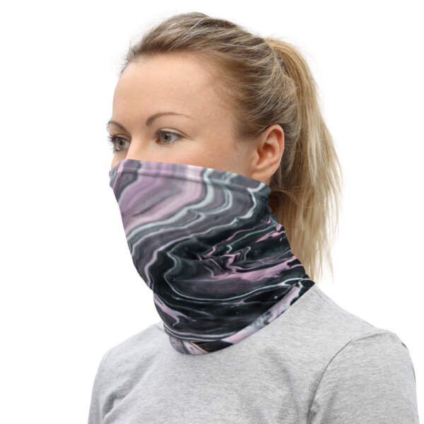 Neck Gaiter Pink Marble
