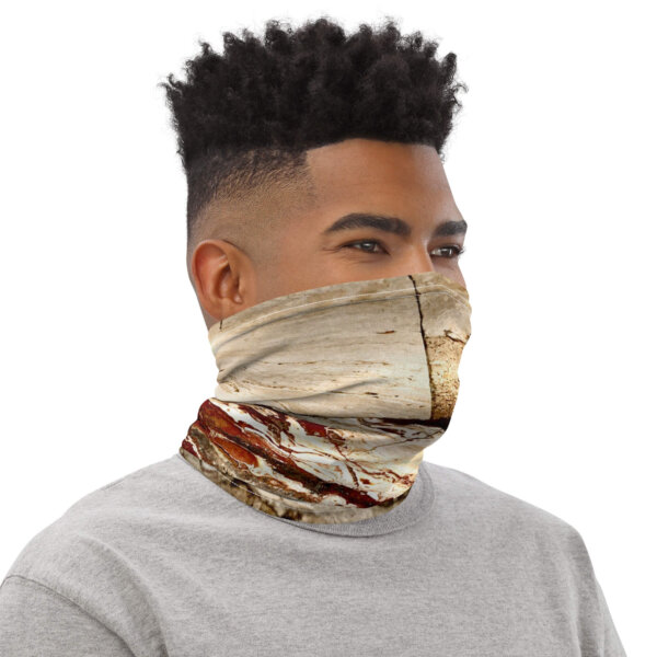 Neck Gaiter Red Travertine