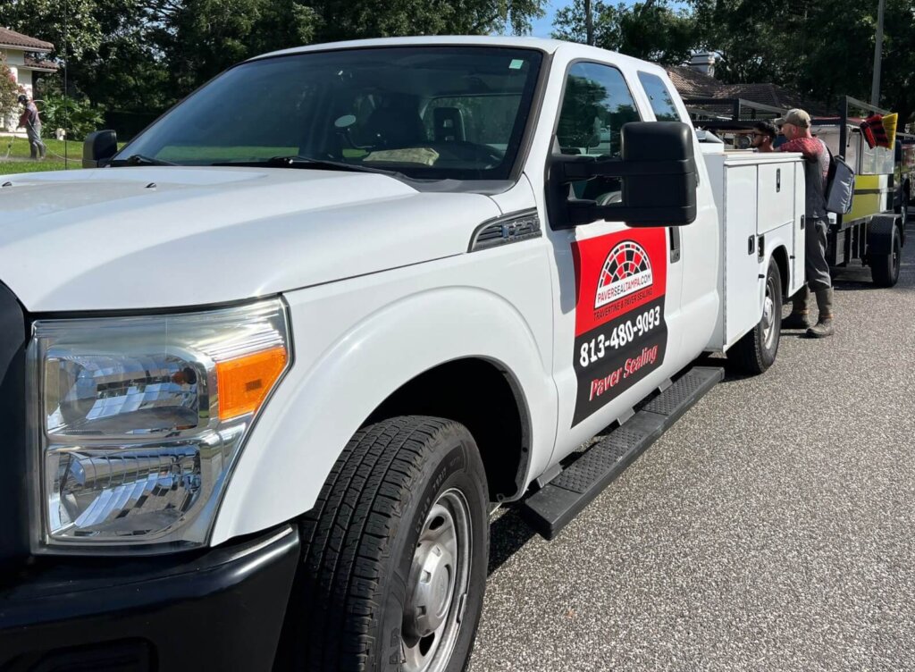 Paver Sealing Truck