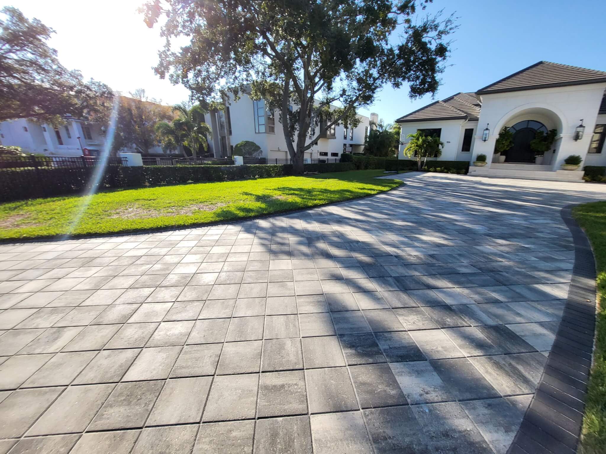 Large Paver Sealing Project